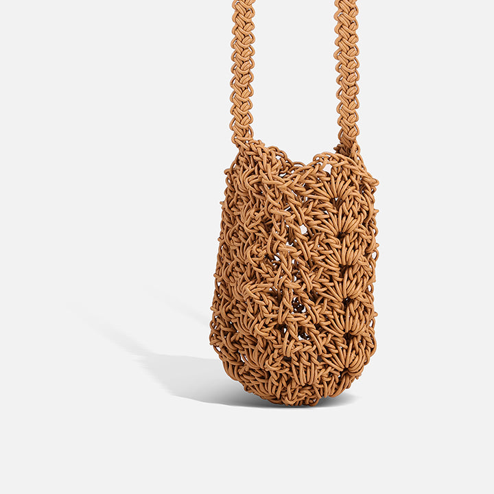 THE LACE BAG — TAN