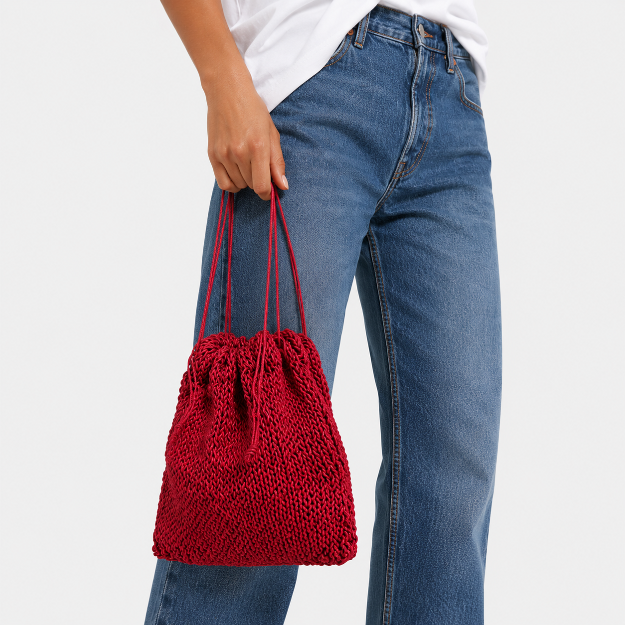 THE POUCH BAG — CHERRY