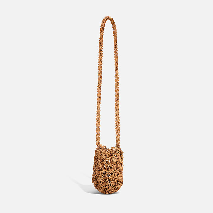 THE LACE BAG — TAN