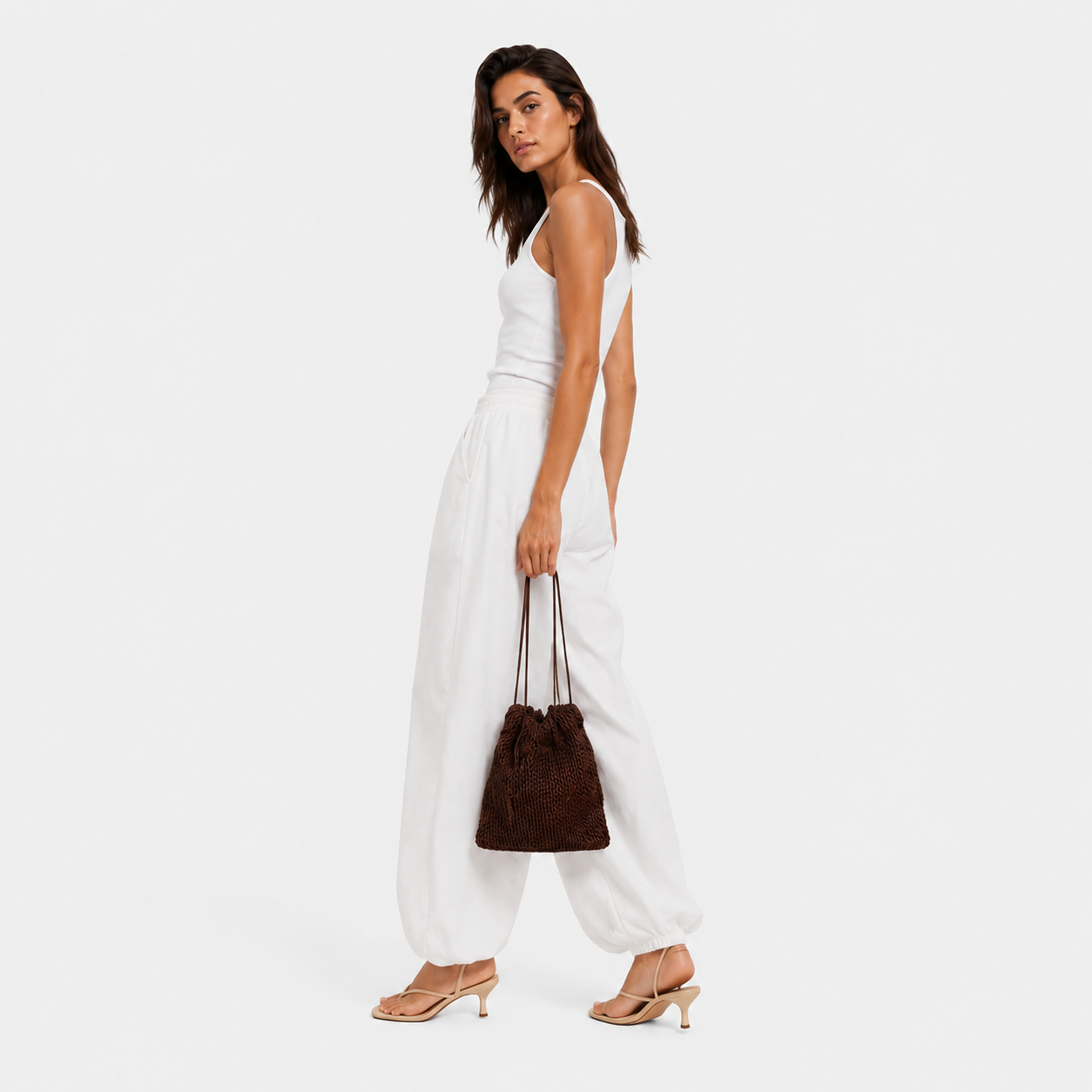 THE POUCH BAG — BROWN