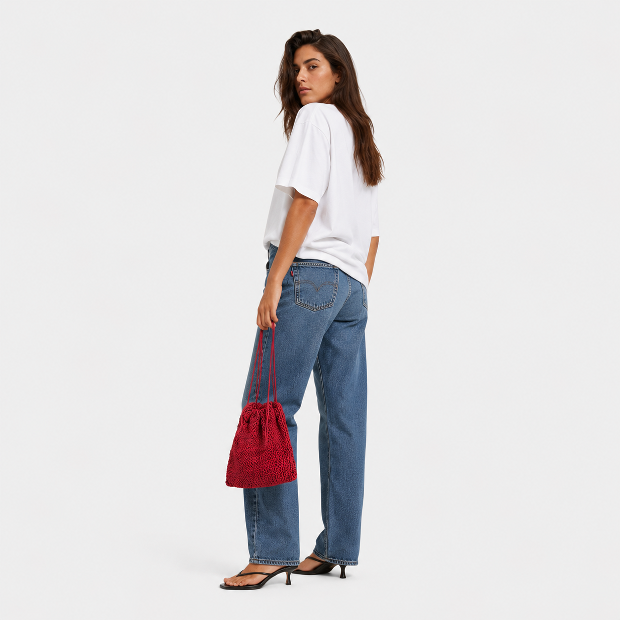 THE POUCH BAG — CHERRY